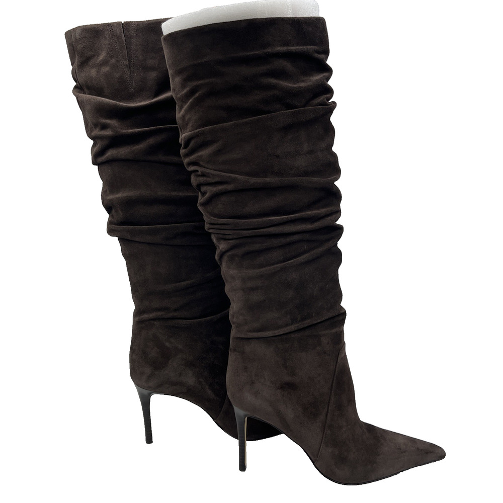 NEW Michael Kors Womens Luna 3.5" Heel,Knee High Boots Chocolate Womens Size 7M